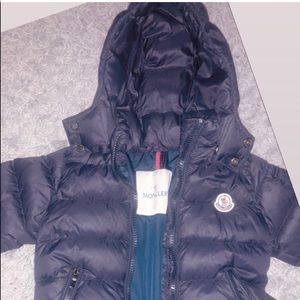 Baby boy Moncler coat size 9-12 months